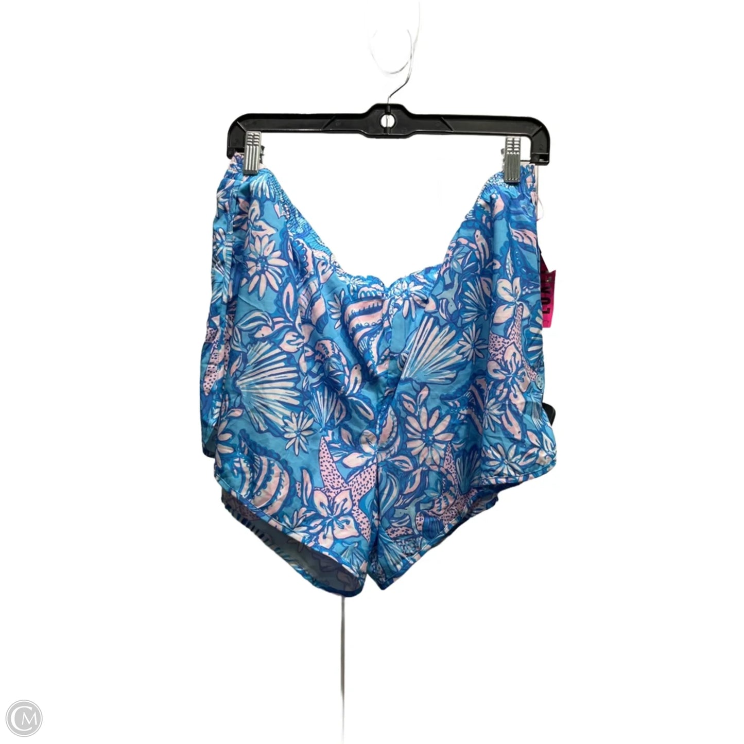Shorts Designer By Lilly Pulitzer In Blue & Pink, Size: Xl