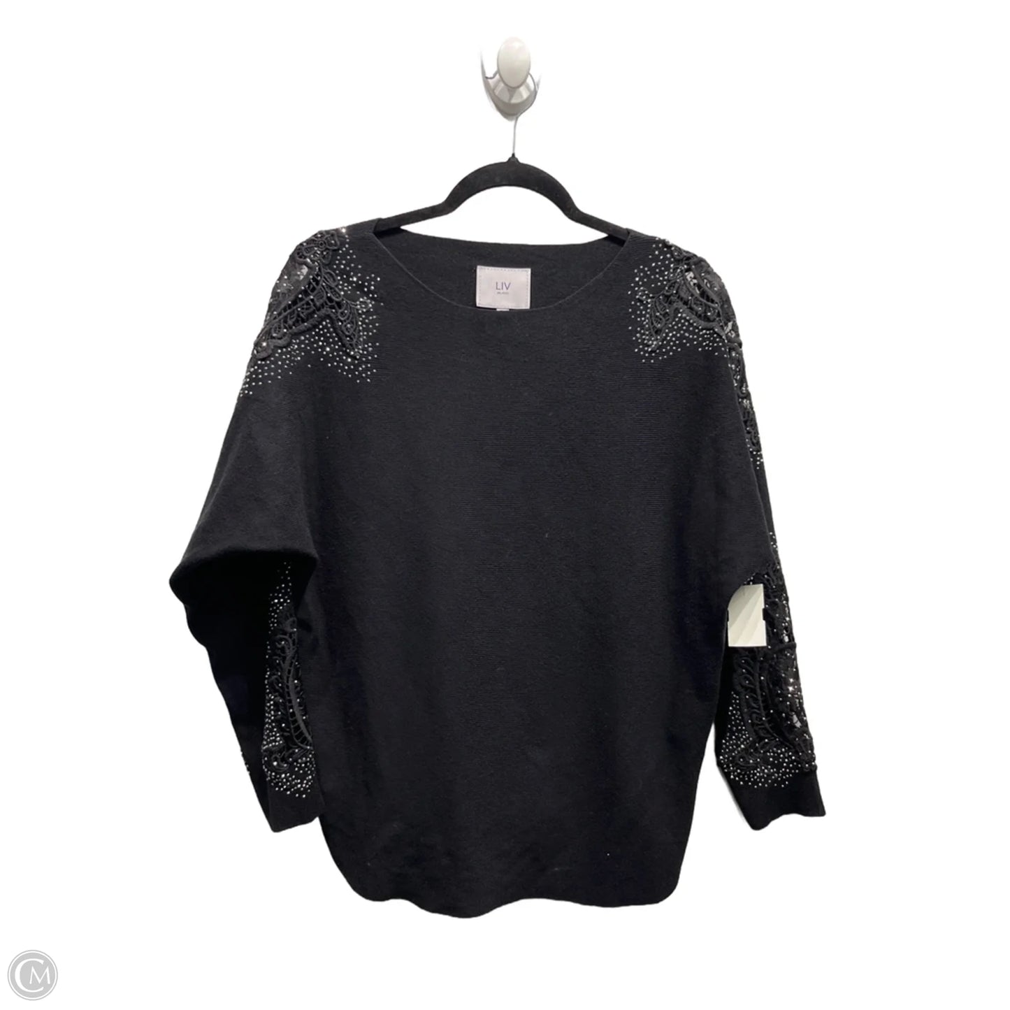 Sweater By liv Milano In Black, Size: M