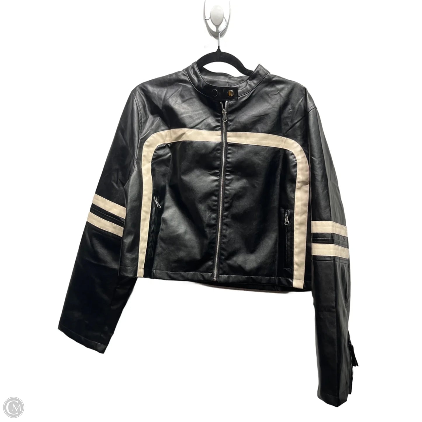 Jacket Other By Clothes Mentor In Black & White, Size: Xxl