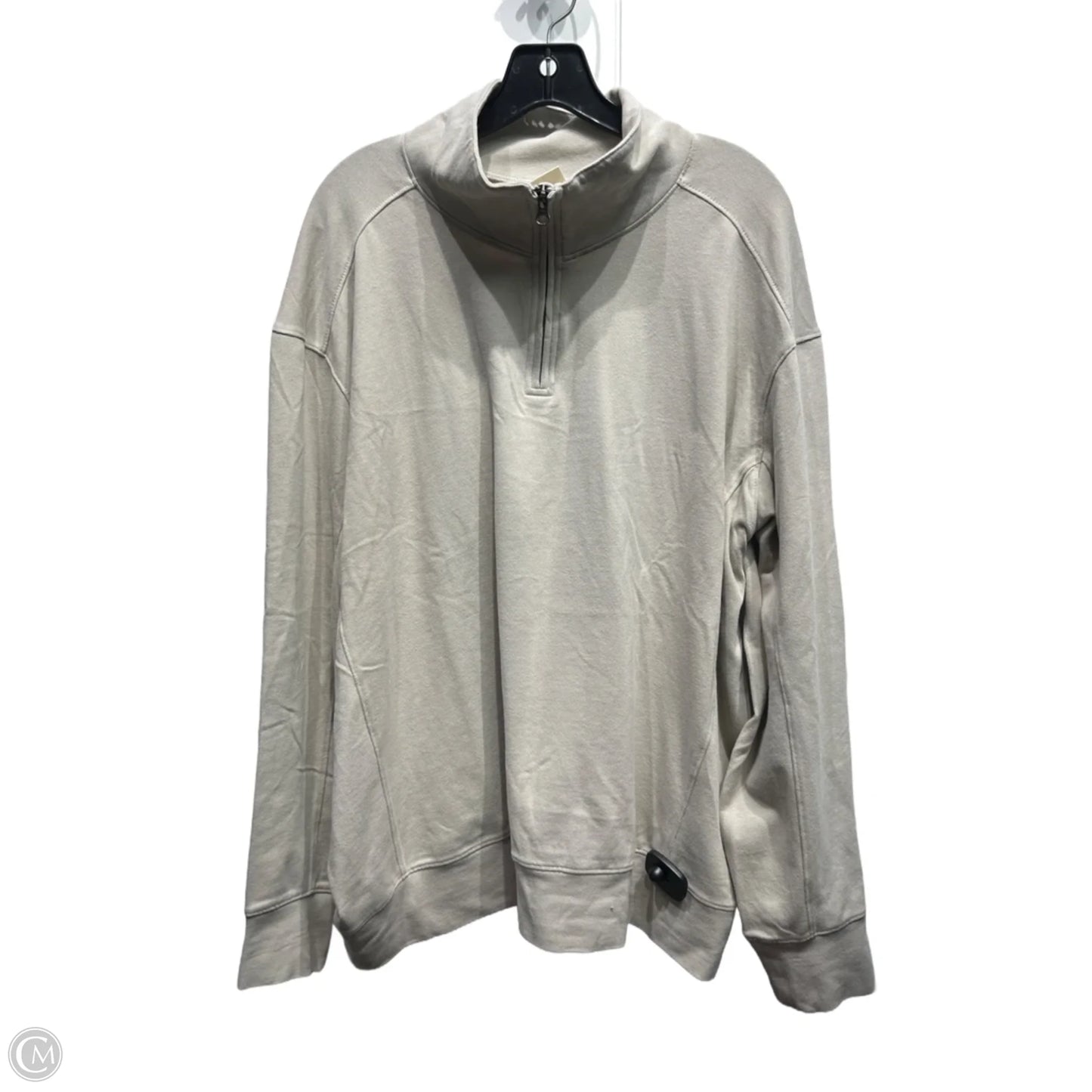 Top Long Sleeve By Pact In Tan, Size: Xxl