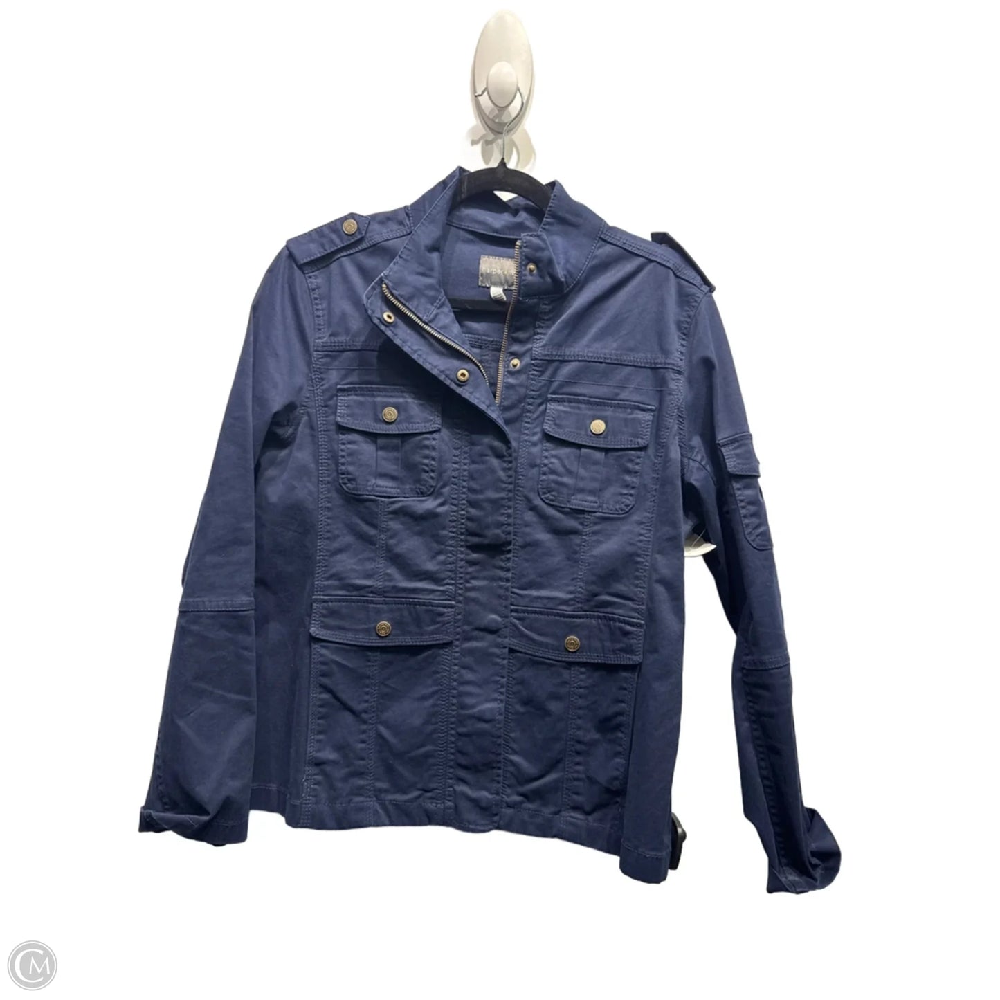 Jacket Utility By harper and liv In Navy, Size: L