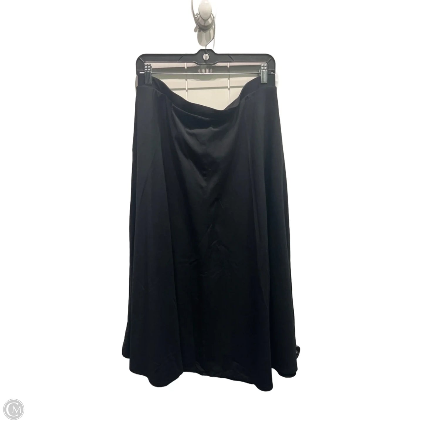 Skirt Midi By Alfani In Black, Size: Xl