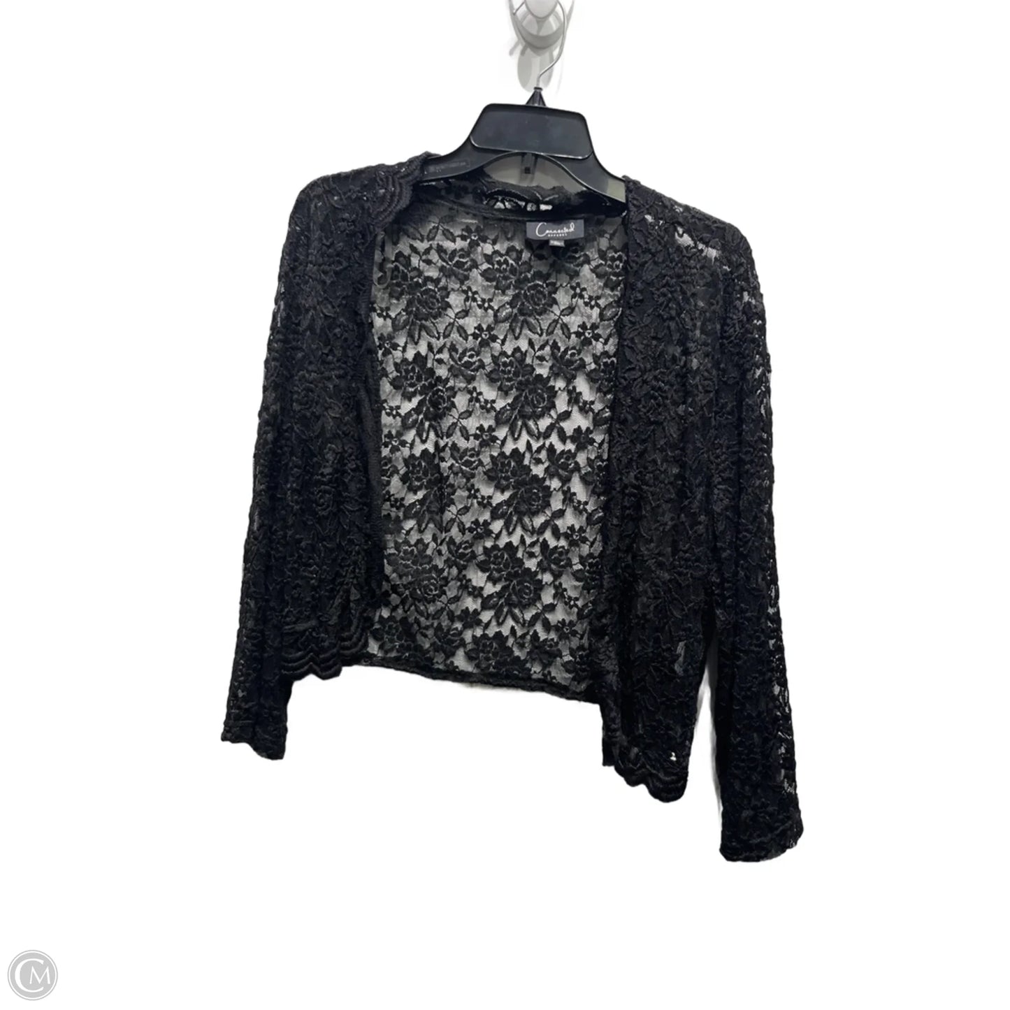 Cardigan By Connected Apparel In Black, Size: M
