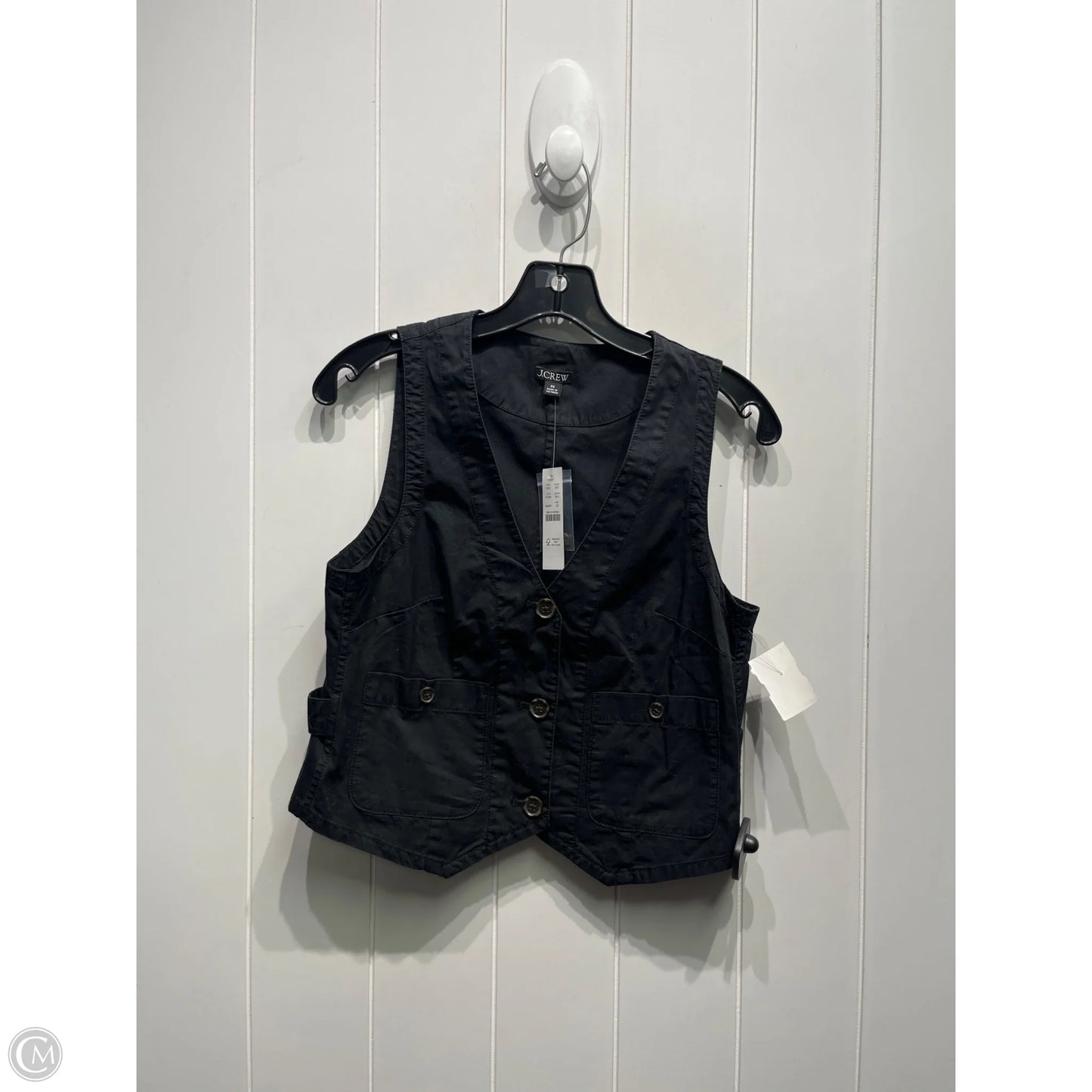 Vest Other By J. Crew In Black, Size: 0p