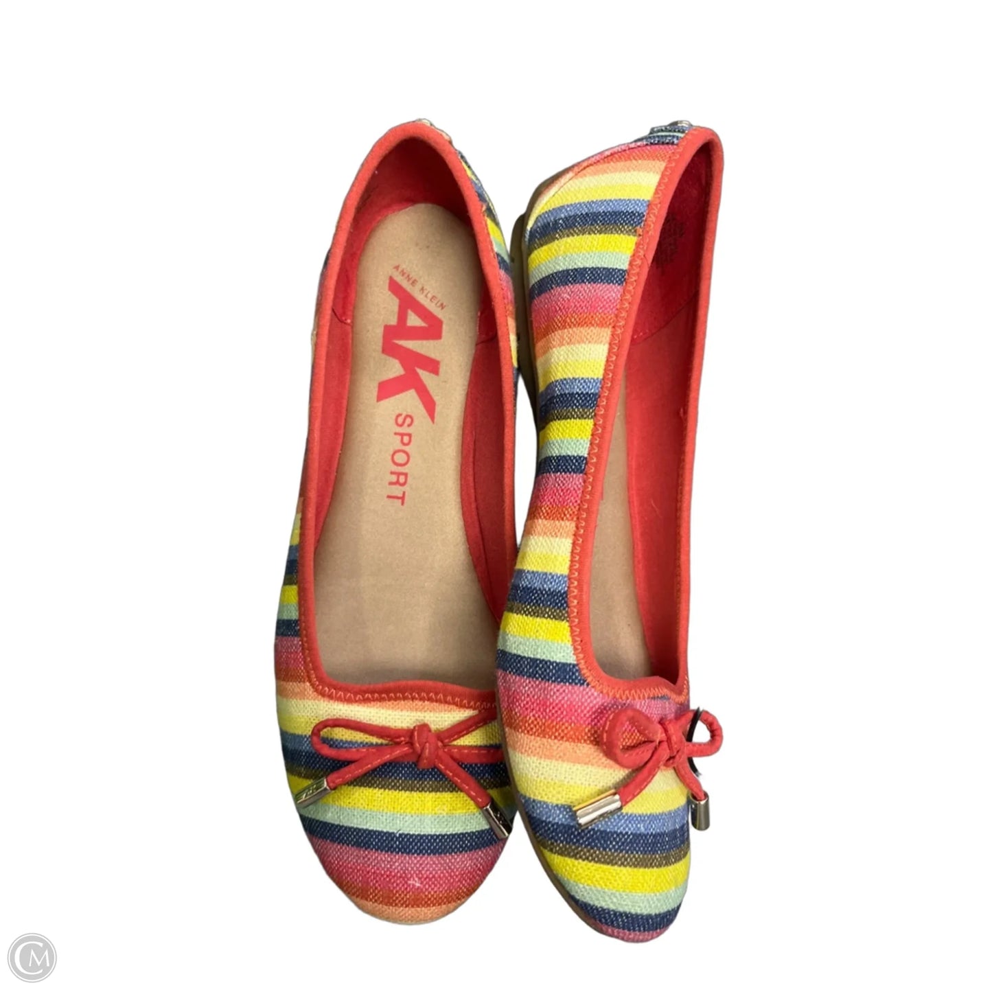 Shoes Flats By Anne Klein In Orange & Red, Size: 6