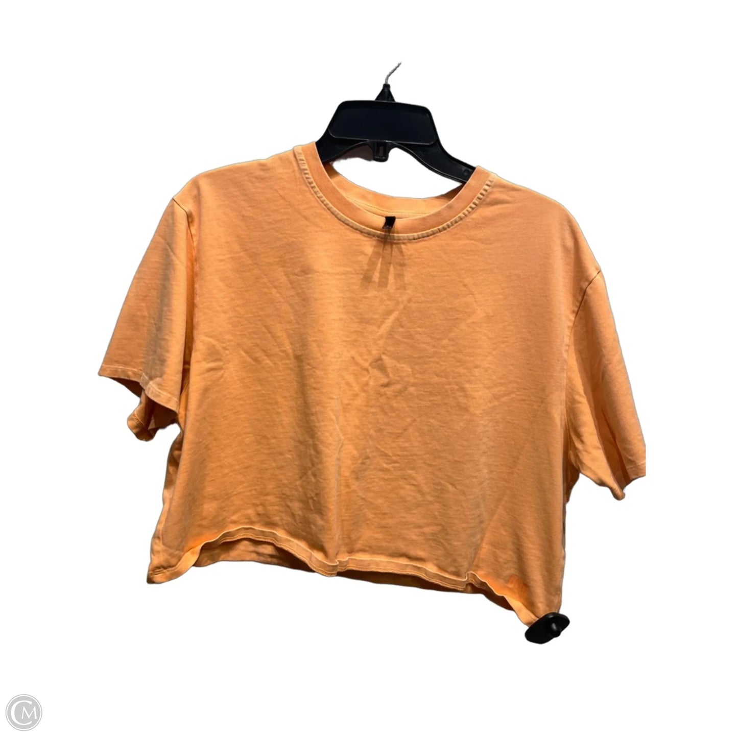 Top Short Sleeve Designer By Ugg In Orange, Size: M