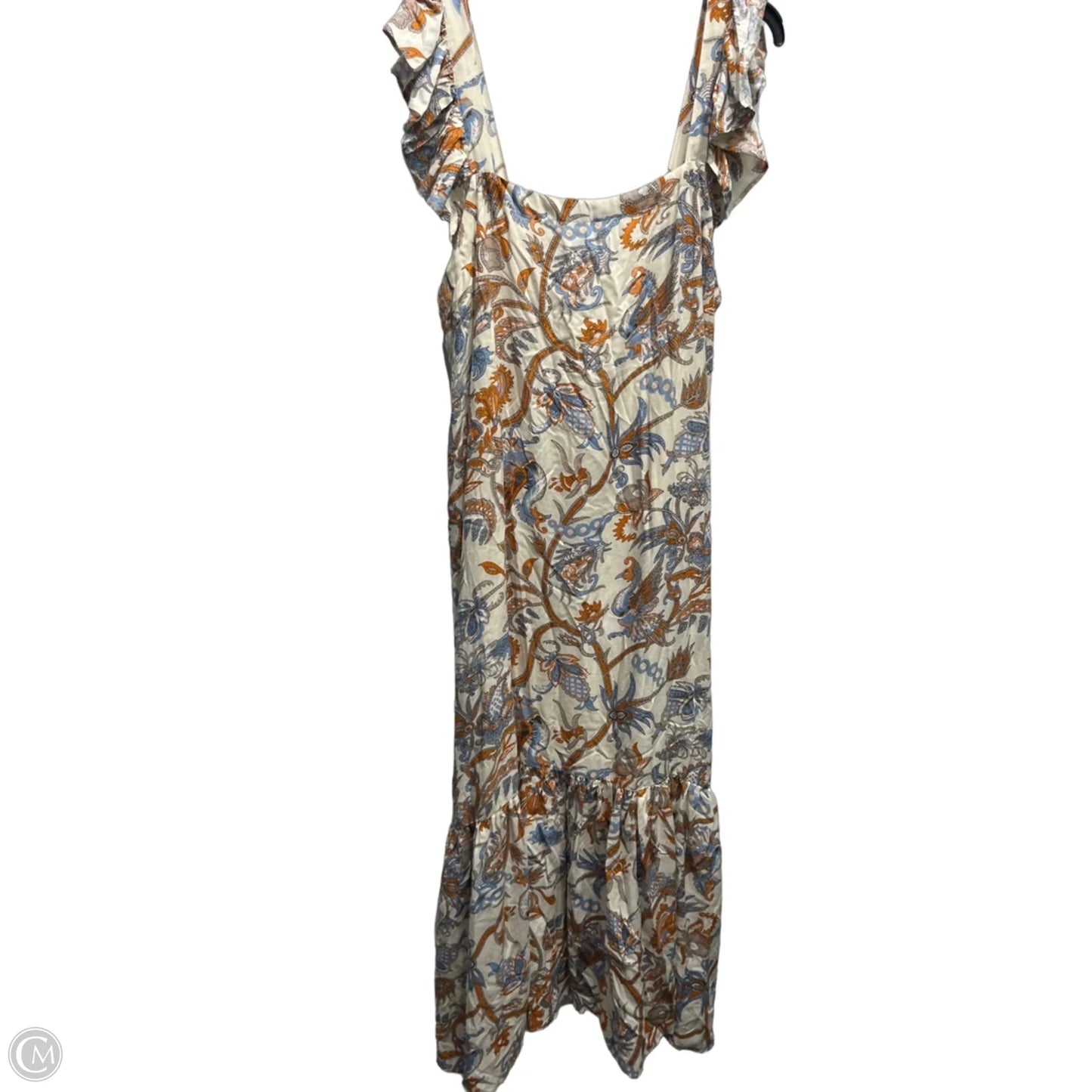 Dress Casual Maxi By House Of Harlow In Blue & Orange, Size: Xl