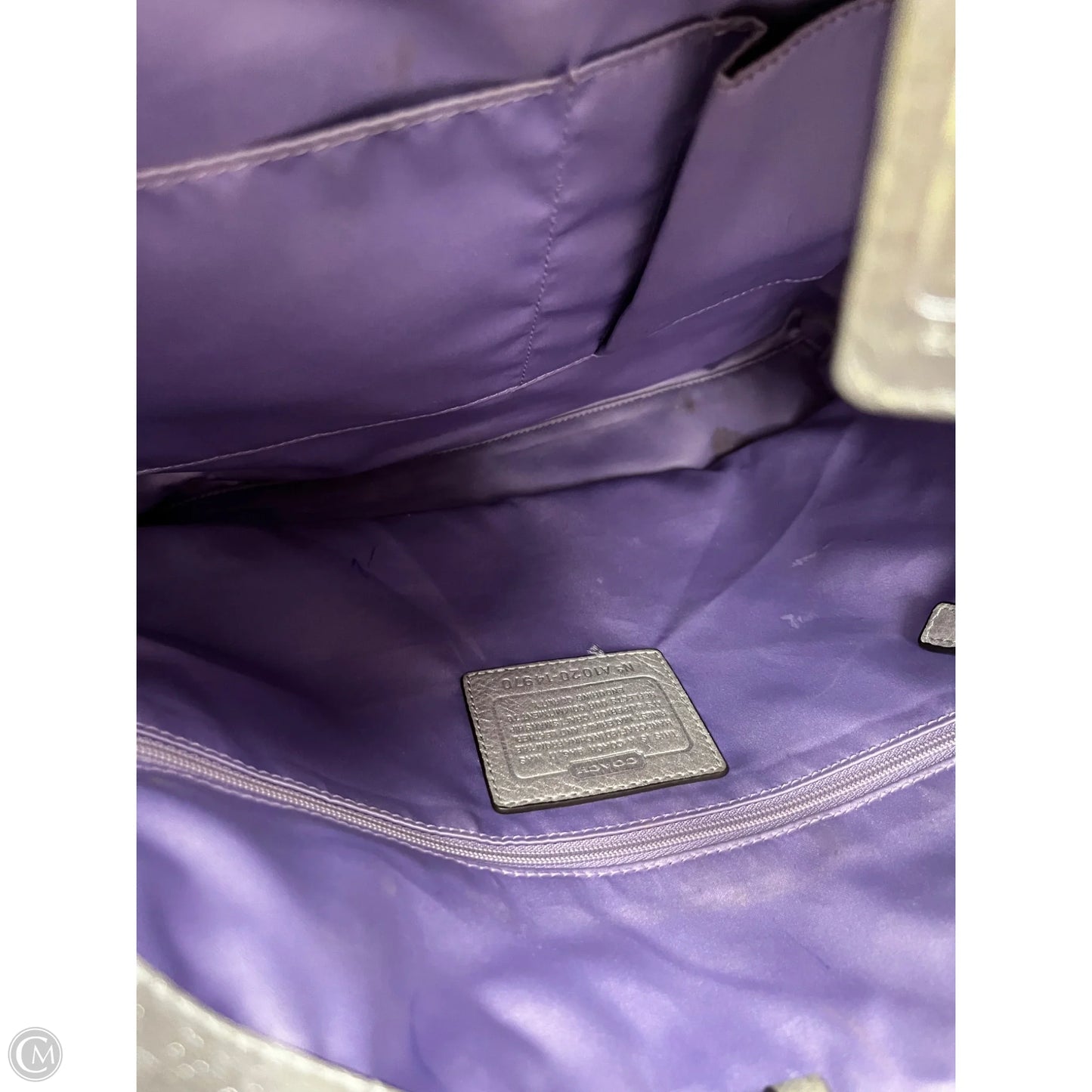 Handbag Designer By Coach, Size: Large