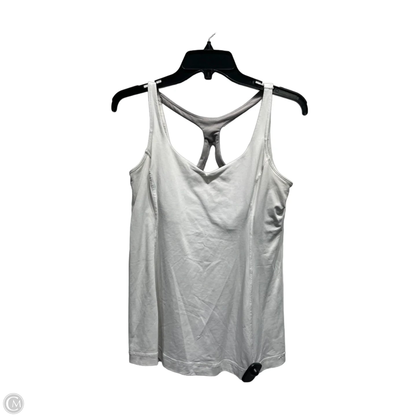 Athletic Tank Top By Lululemon In White, Size: M