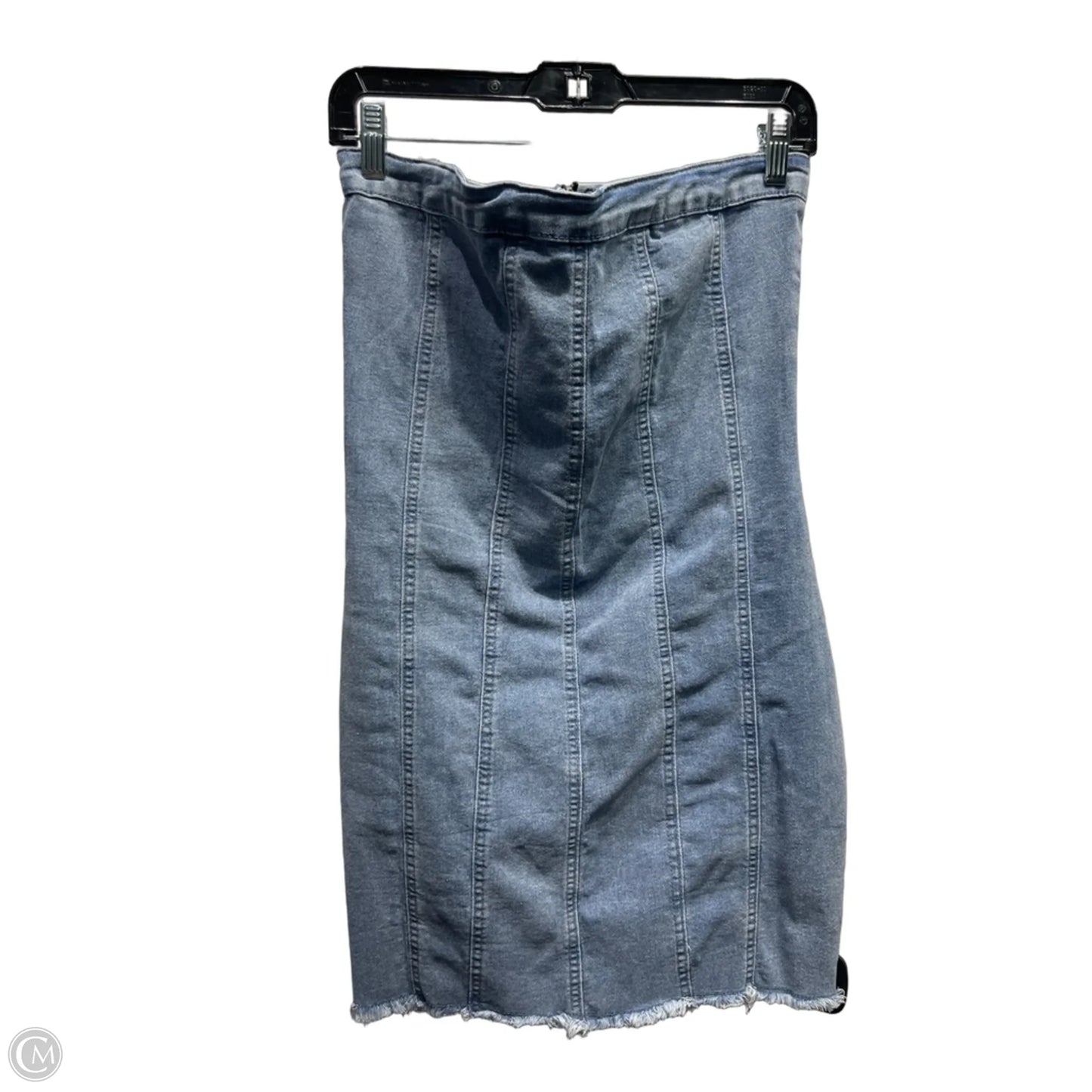 Dress Casual Short By Clothes Mentor In Blue Denim, Size: M