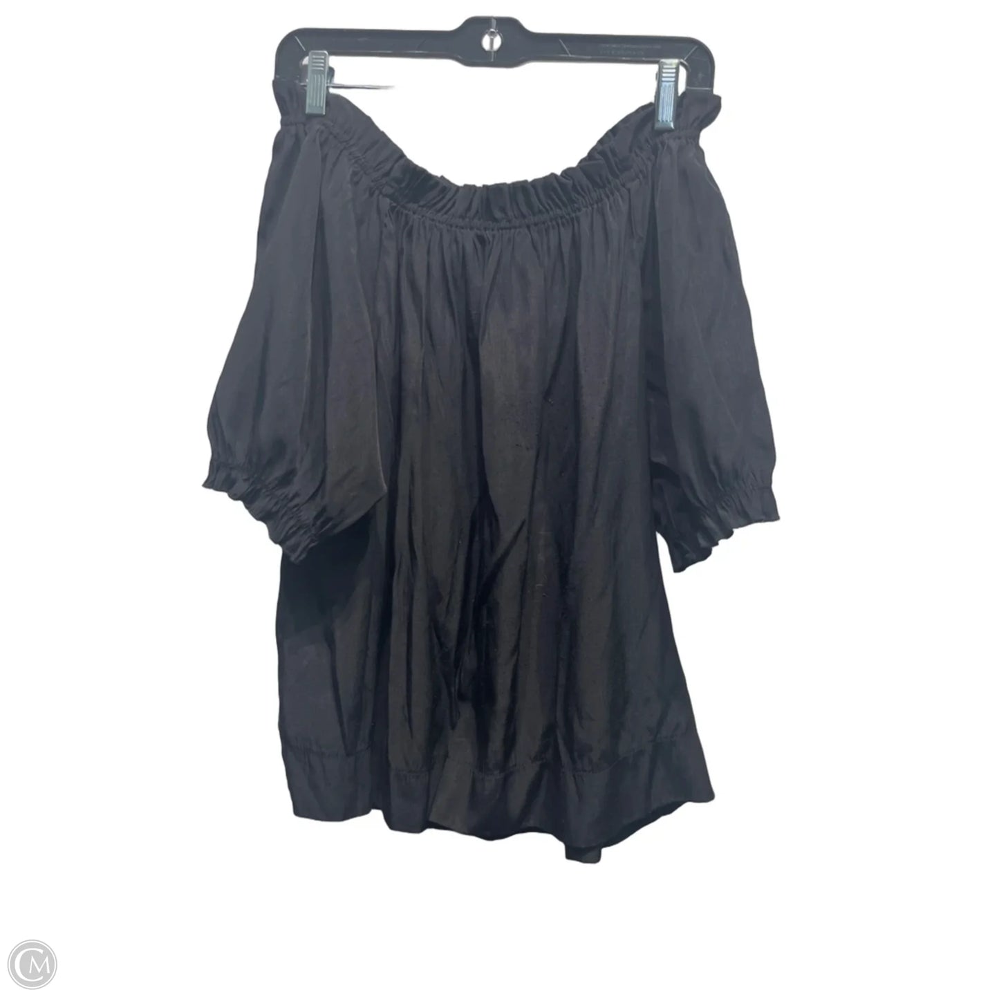 Top Short Sleeve By Mer Sea In Black, Size: S