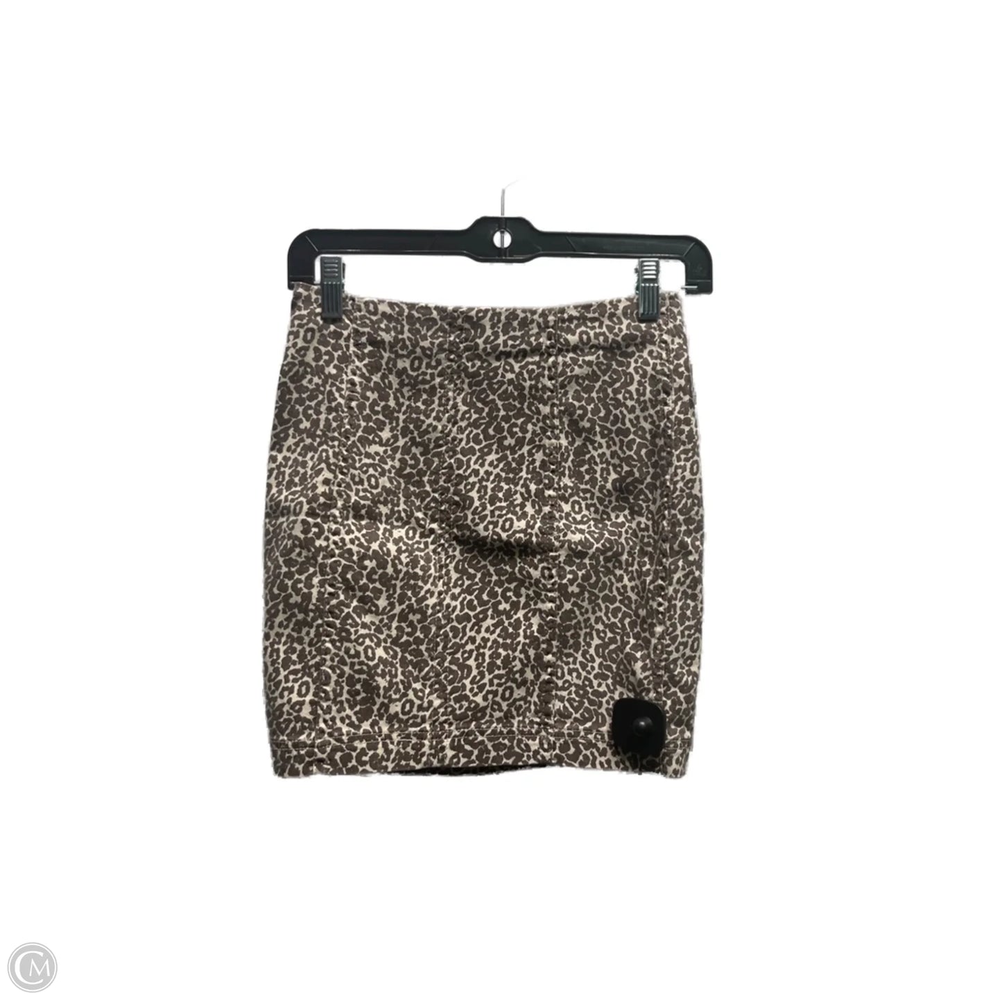 Skirt Mini & Short By Free People In Animal Print, Size: 2
