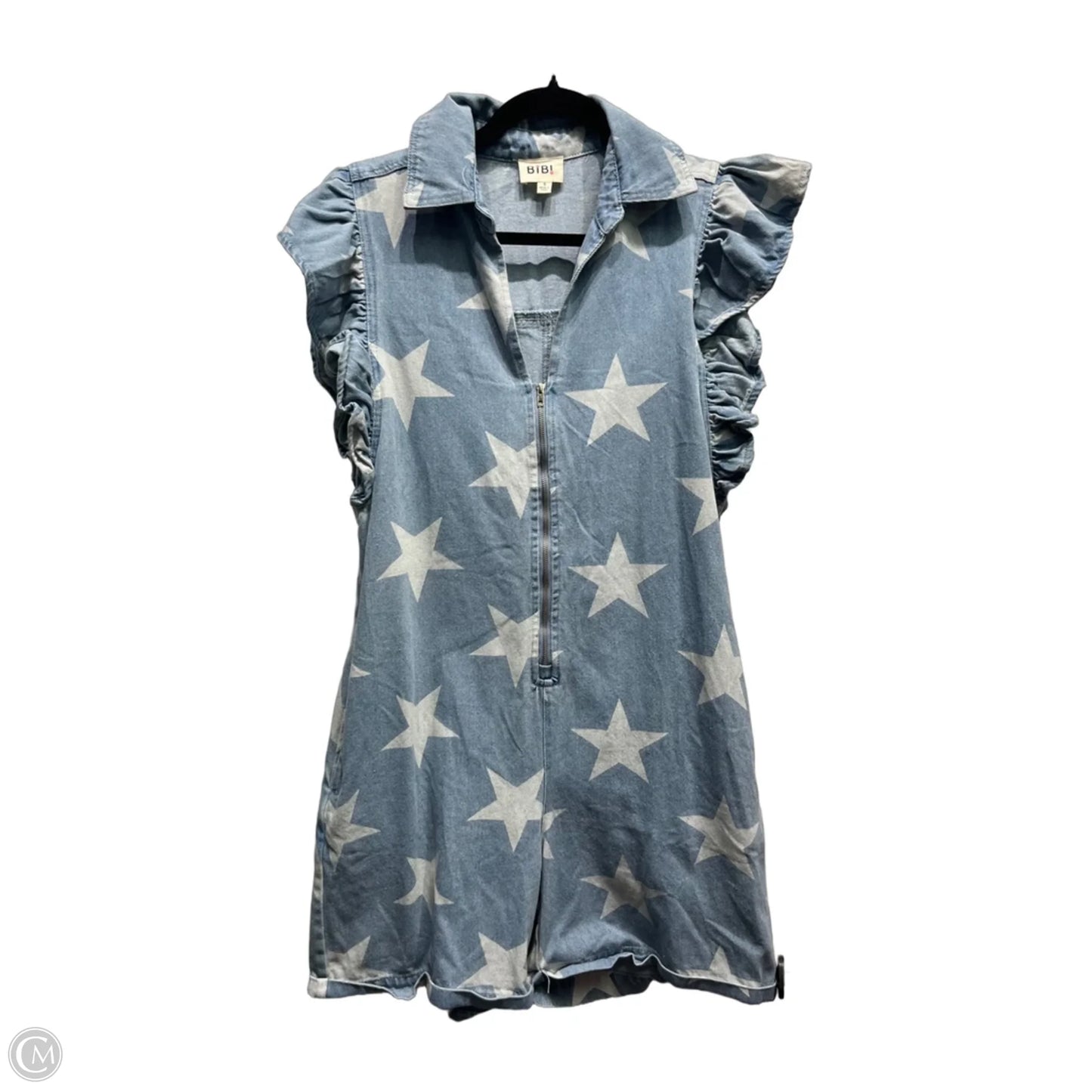 Romper By Bibi In Blue Denim, Size: S