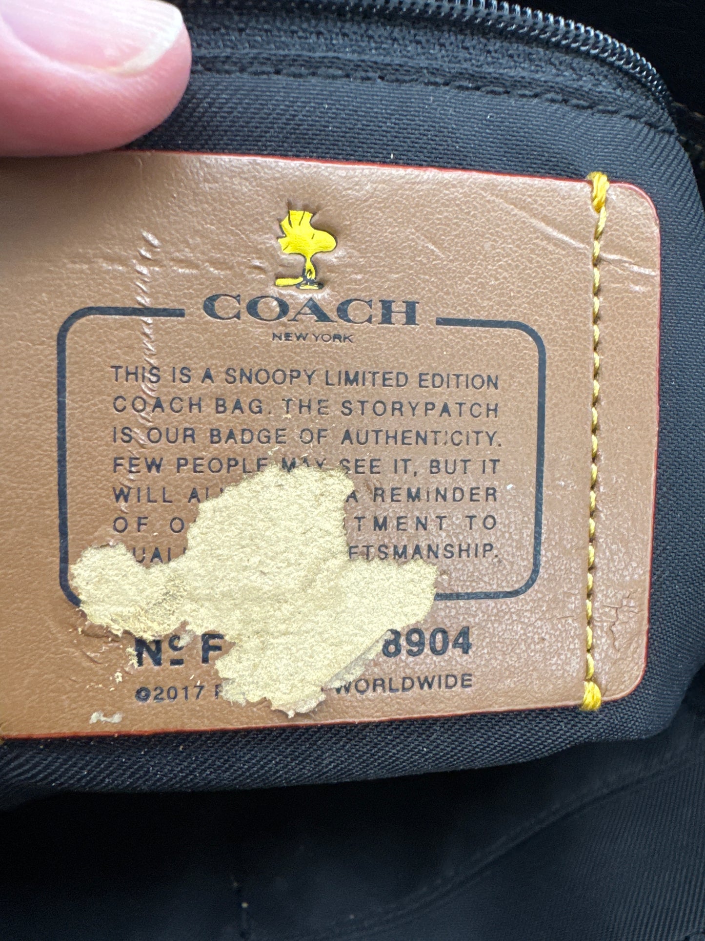 Tote Designer By Coach, Size: Large