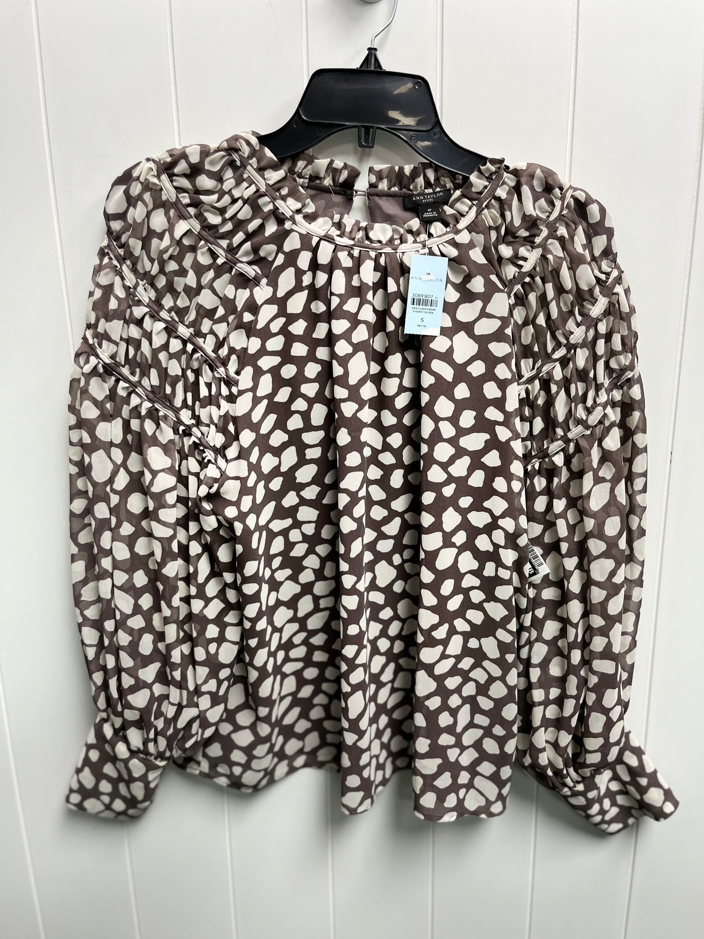Blouse Long Sleeve By Ann Taylor Size: S