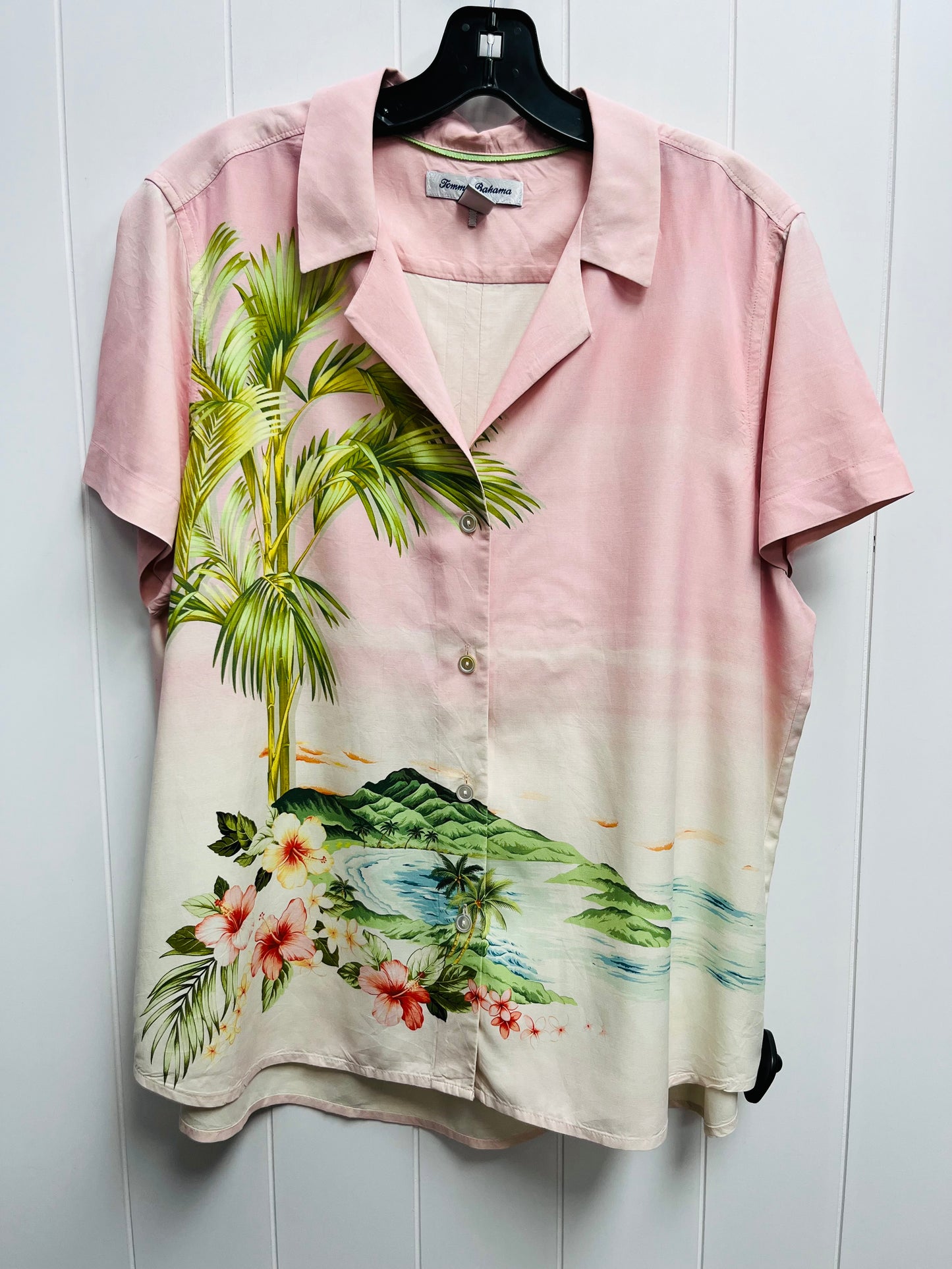 Blouse Short Sleeve By Tommy Bahama  Size: L