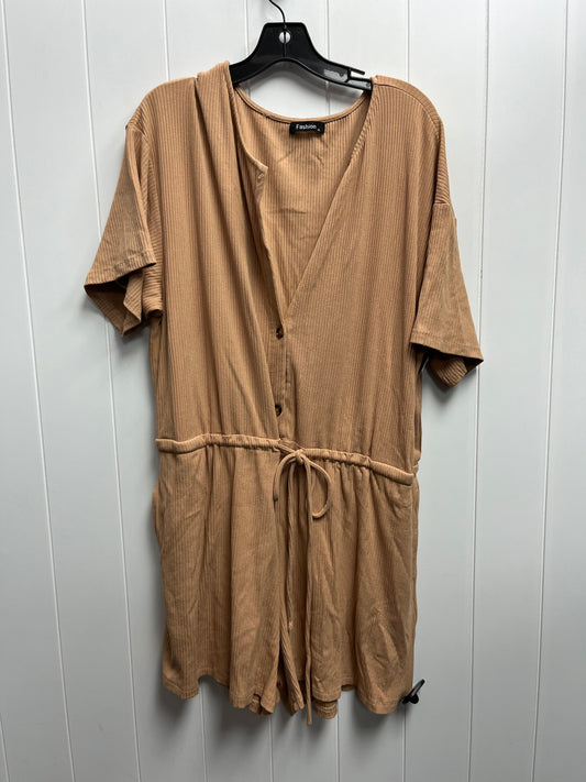 Tan Romper FASHION, Size Xl