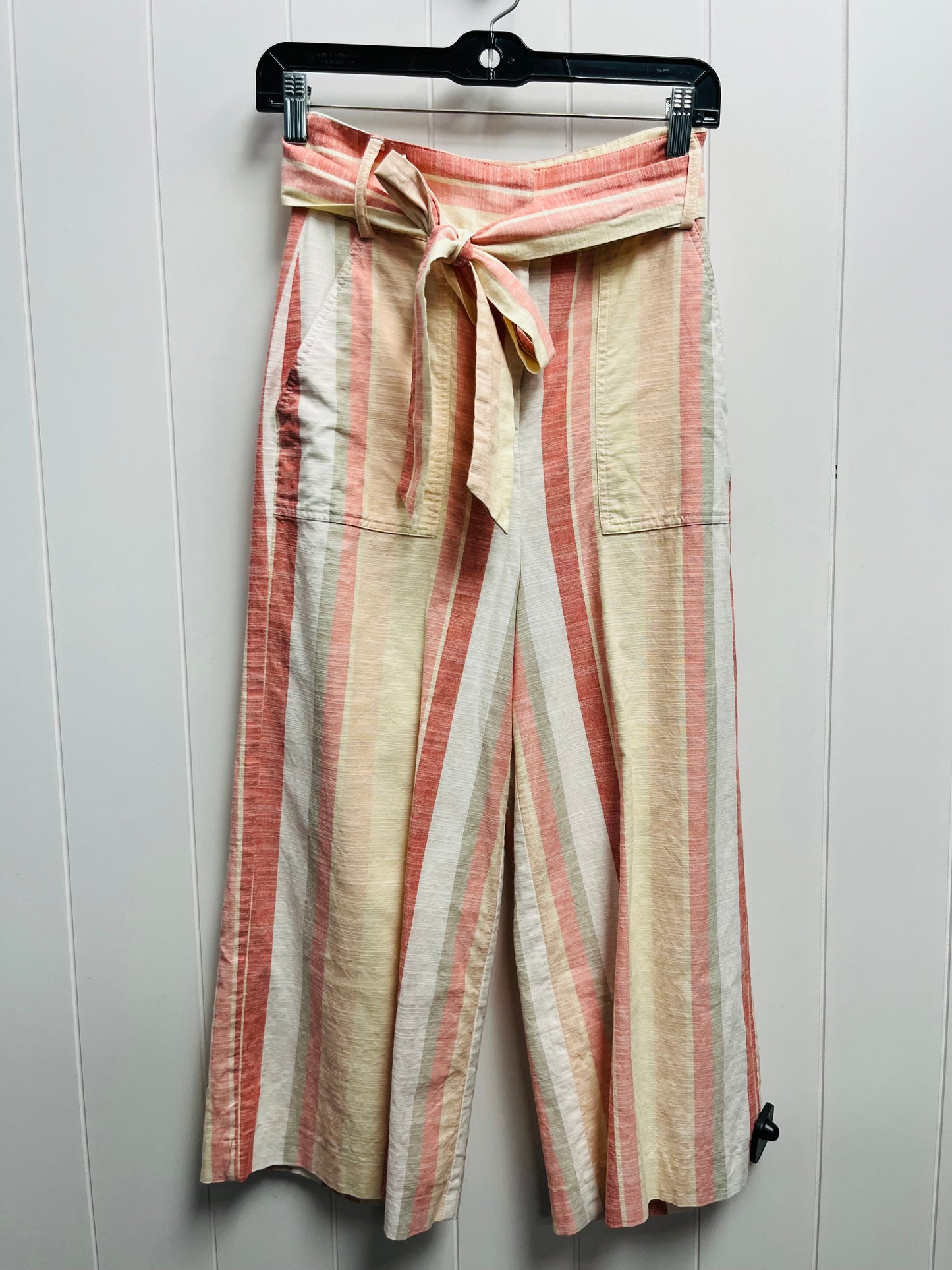 Orange Pants Set 2pc Cremieux, Size Xs