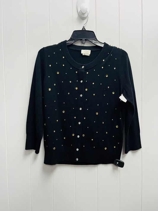 Black Sweater Cardigan Designer Kate Spade, Size M