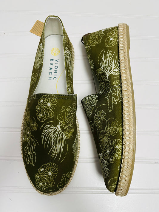 Green Shoes Flats Vionic, Size 11