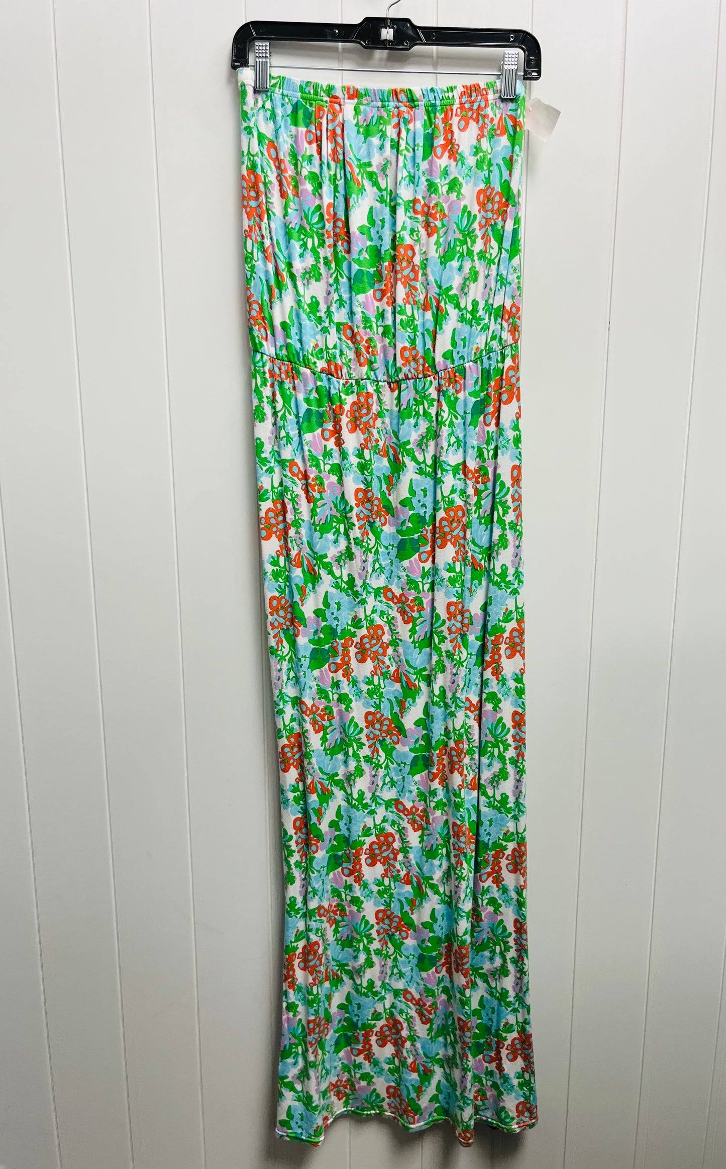 Dress Casual Maxi By Lilly Pulitzer In Green & Orange, Size: M