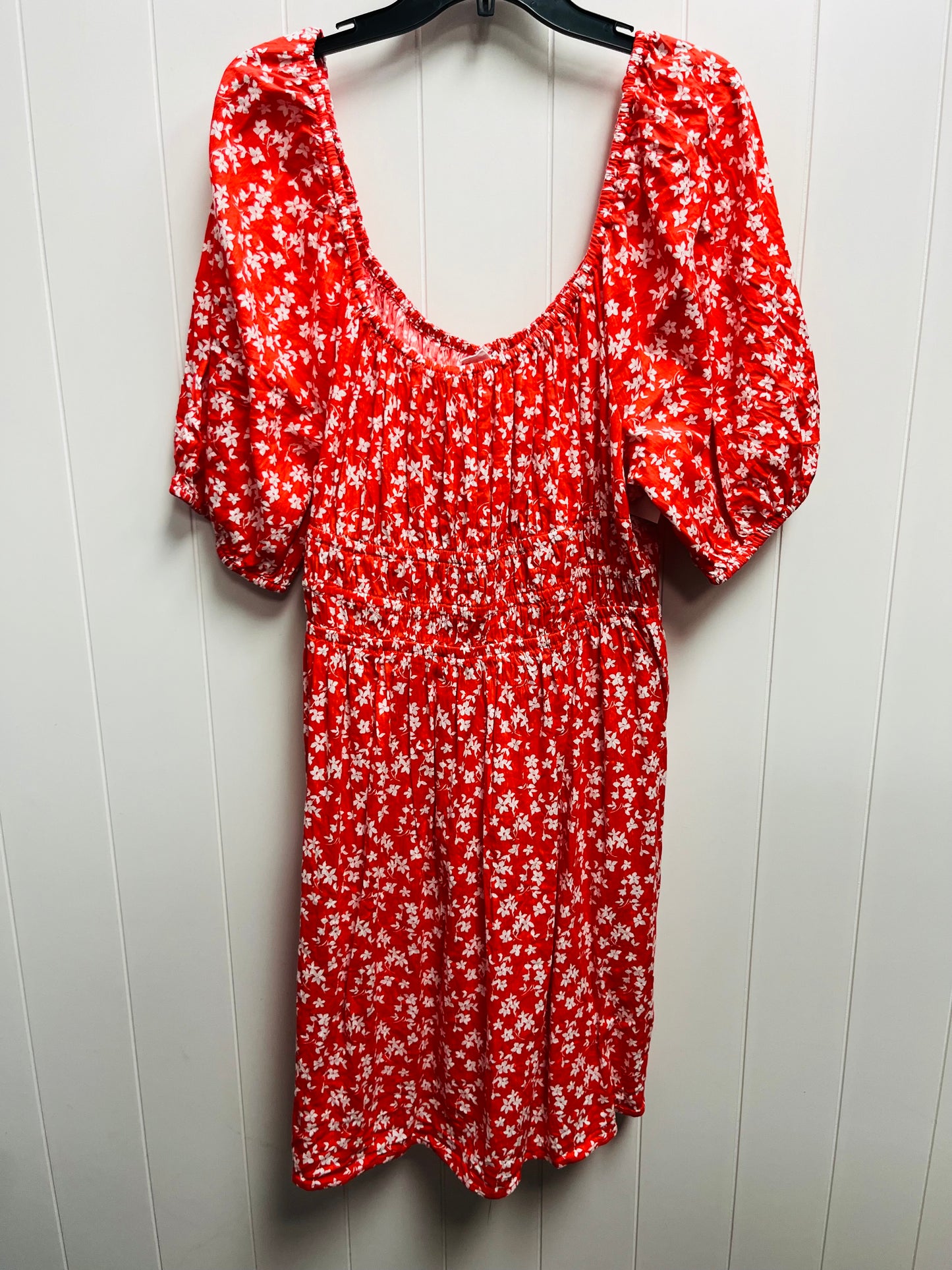 Dress Casual Short By Gap In Red & White, Size: Xxl