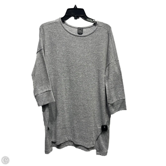 Tunic Long Sleeve By Clara Sun Woo In Grey, Size: S