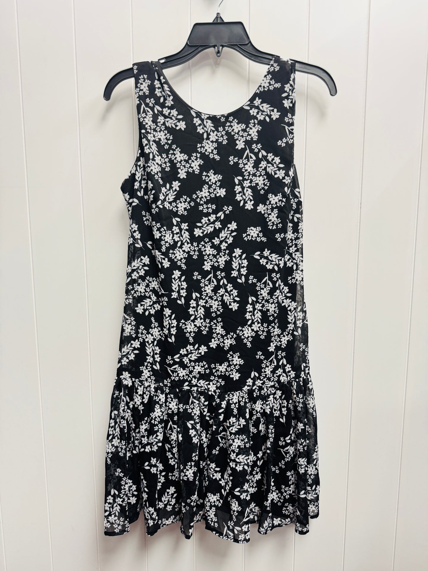 Dress Work By Calvin Klein In Black & White, Size: 10