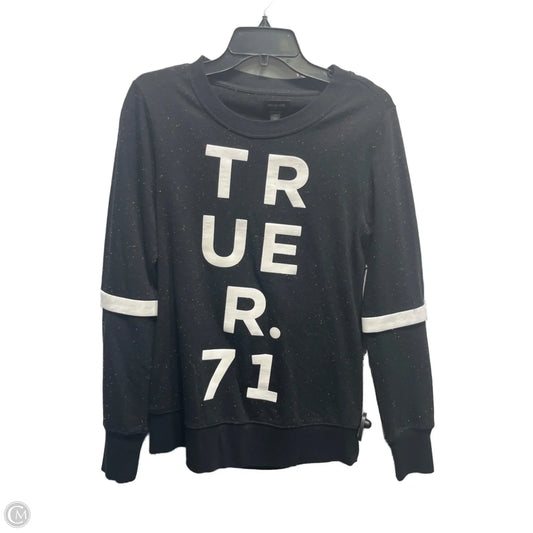 Top Long Sleeve By True Religion In Black, Size: S