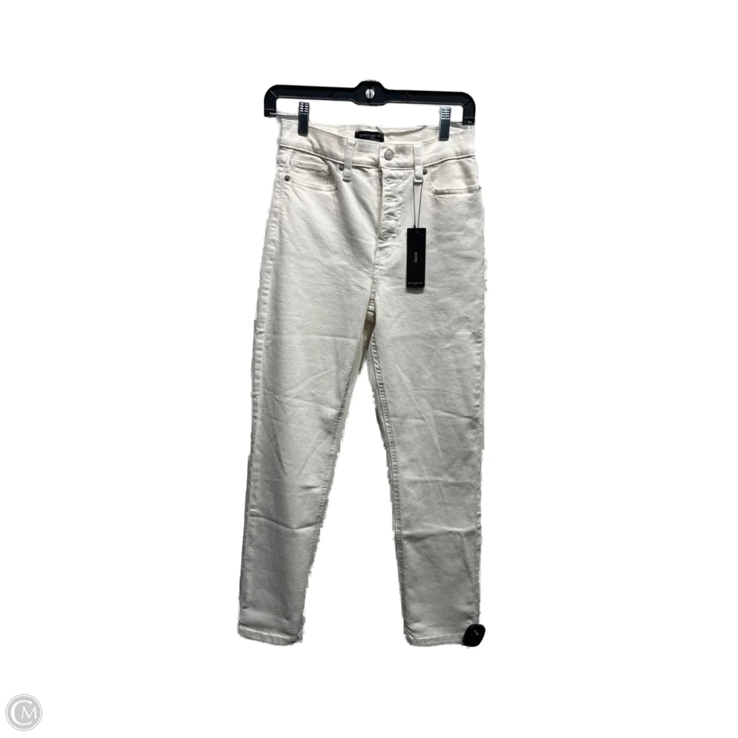 Jeans Skinny By Banana Republic In White, Size: 2