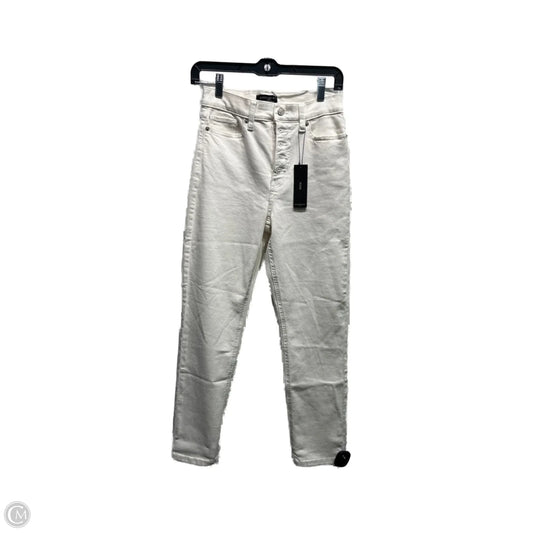 Jeans Skinny By Banana Republic In White, Size: 2