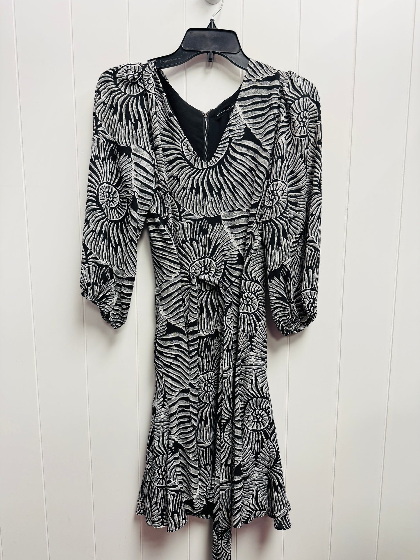 Dress Work By White House Black Market In Black & White, Size: 6