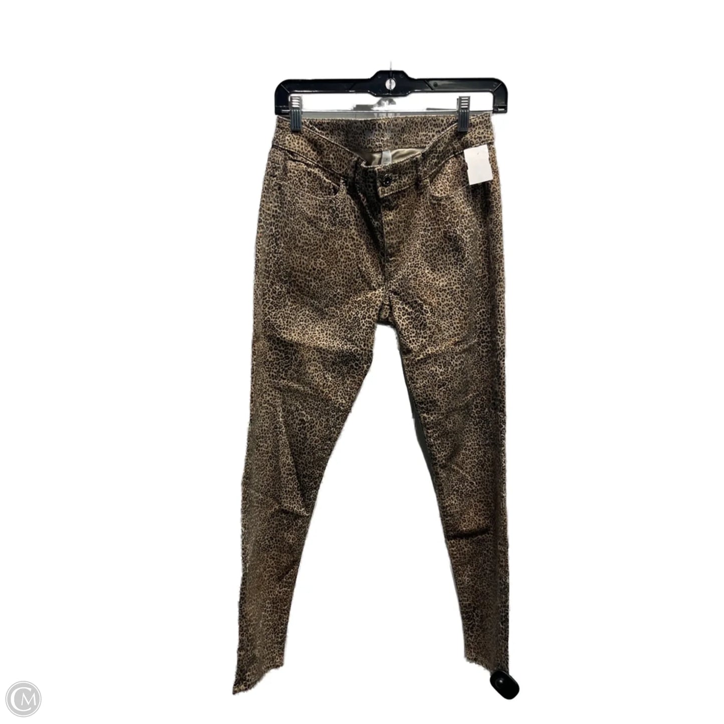 Jeans Skinny By White House Black Market In Animal Print, Size: 4