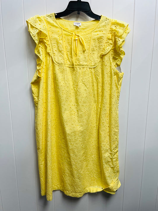 Dress Casual Short By J. Crew In Yellow, Size: 18