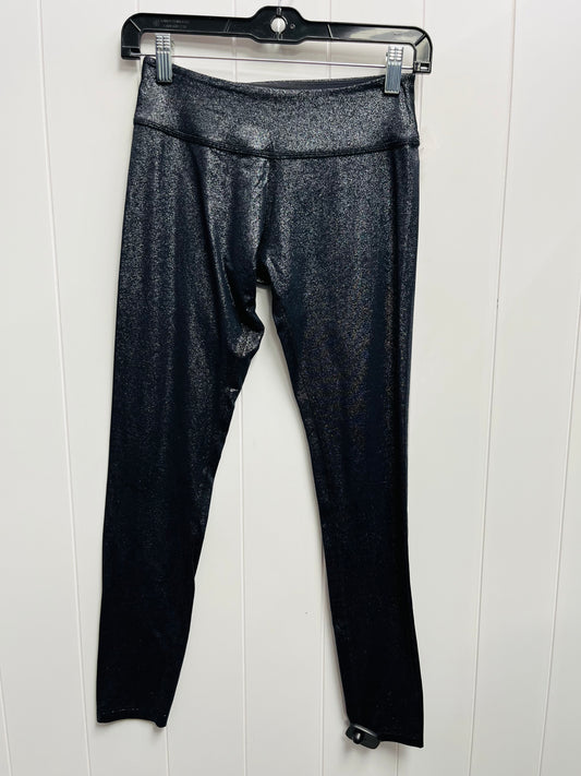 Athletic Leggings By Beyond Yoga In Black & Silver, Size: M