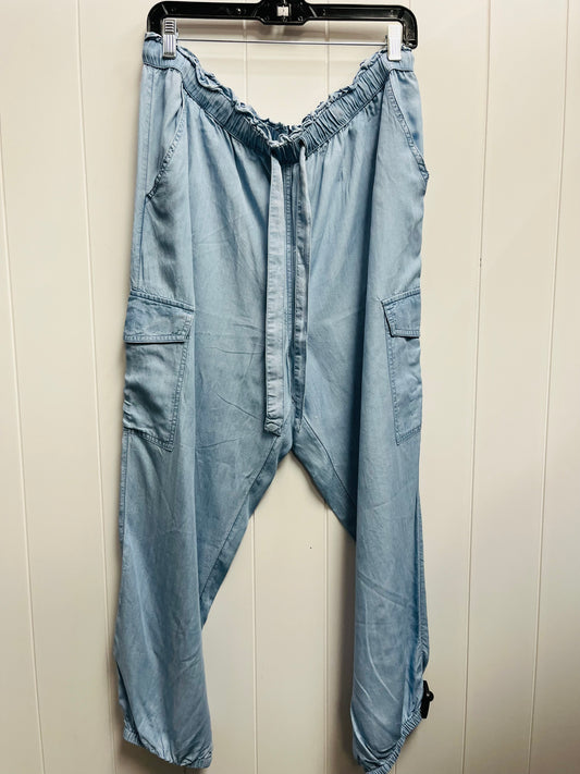 Pants Joggers By Aerie In Blue Denim, Size: Xl