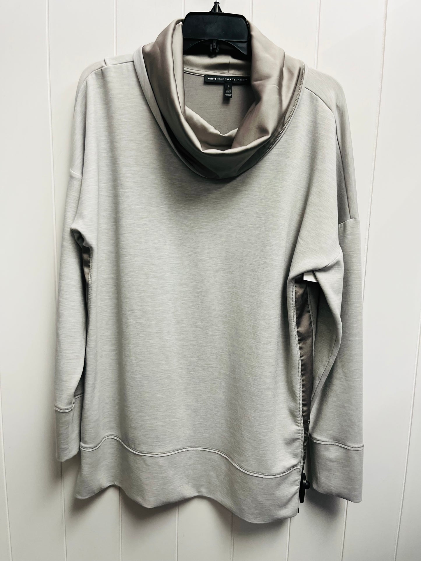 Sweatshirt Crewneck By White House Black Market In Grey, Size: L