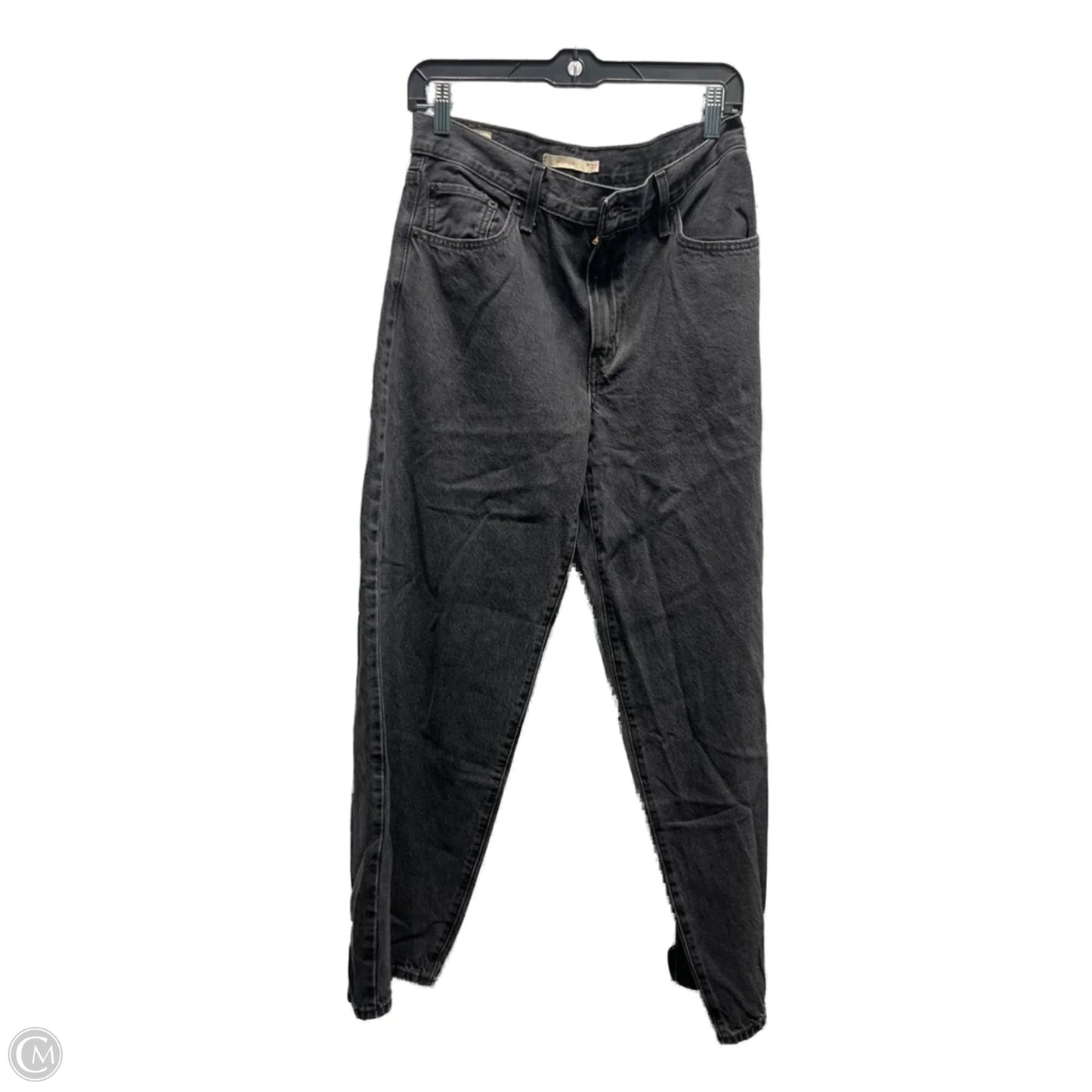 Jeans Boyfriend By Levis In Black, Size: 4
