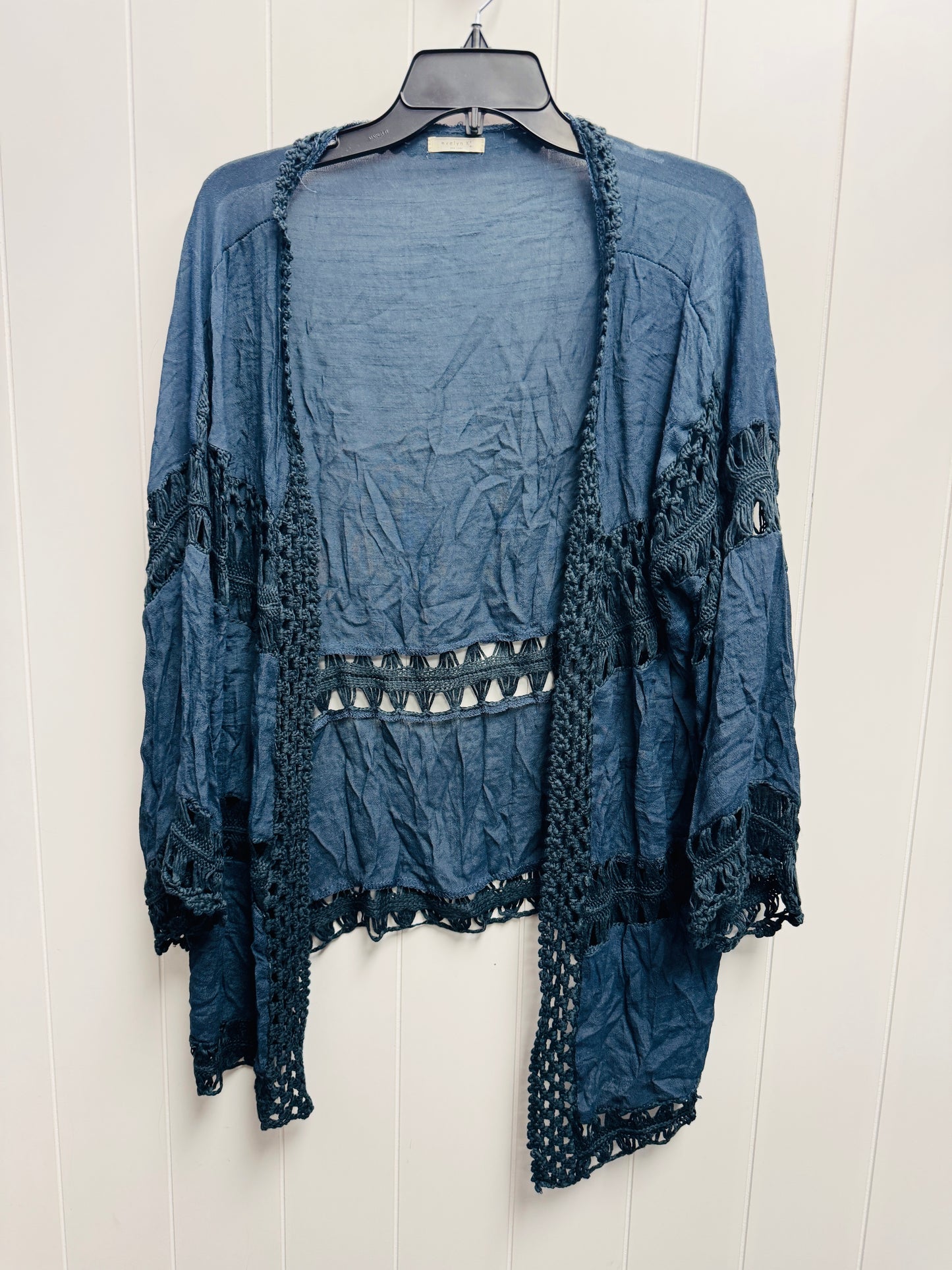 Cardigan By evelyn In Navy, Size: Osfm