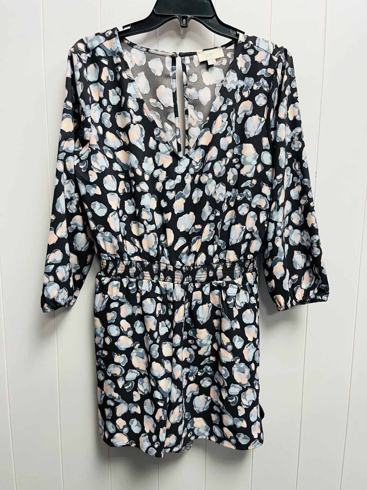 Romper By Loft In Blue & Grey, Size: S