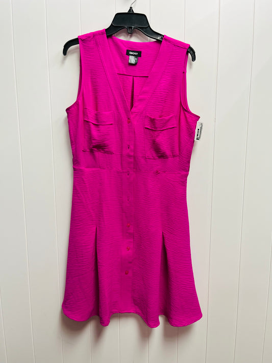 Dress Casual Short By Dkny In Purple, Size: 12