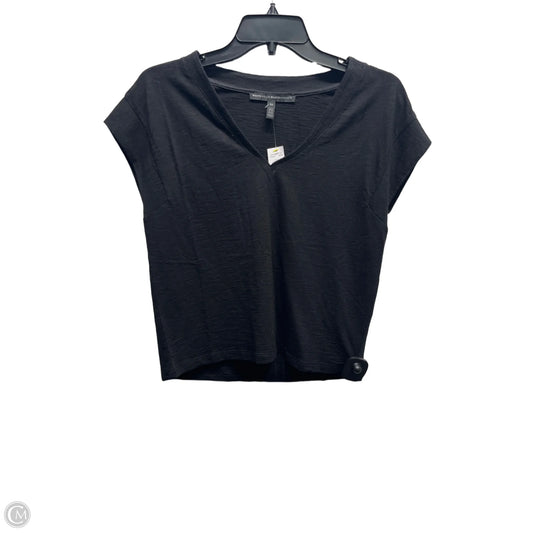 Top Short Sleeve By White House Black Market In Black, Size: Xs