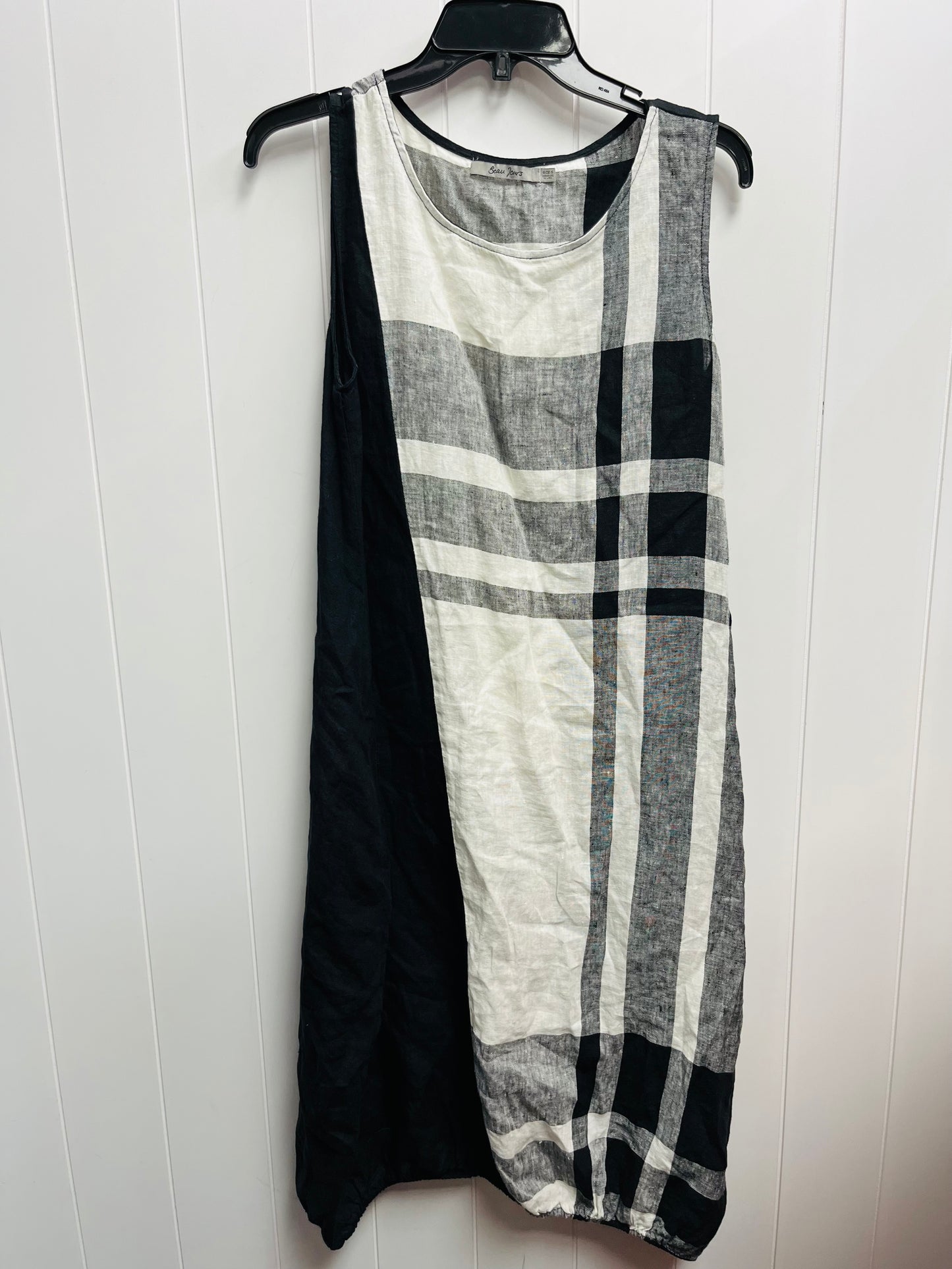 Dress Casual Midi By beau jours In Black & White, Size: S