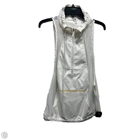 Athletic Jacket By Under Armour In White, Size: M
