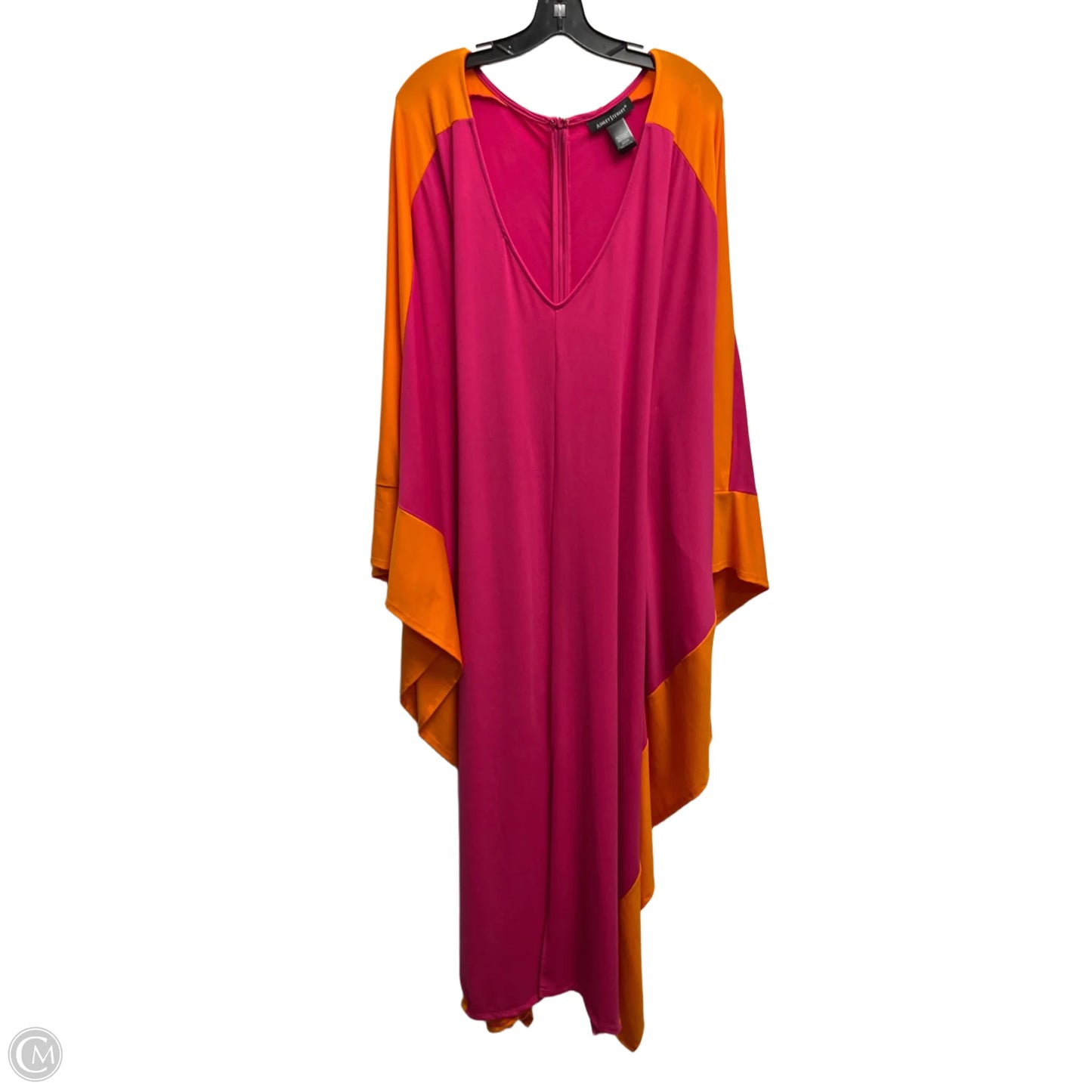 Dress Casual Maxi By Ashley Stewart In Orange & Pink, Size: 22
