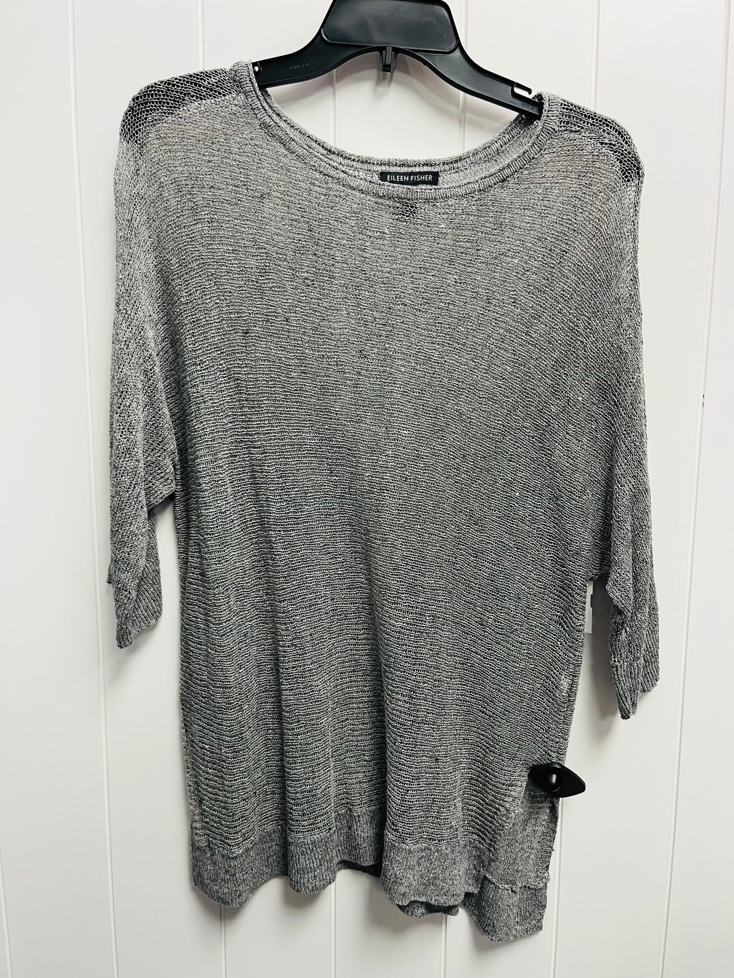 Sweater By Eileen Fisher In Grey, Size: M