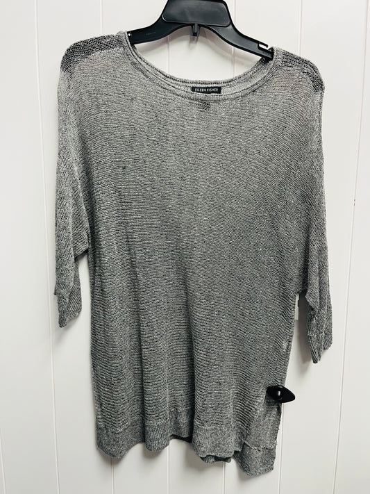 Sweater By Eileen Fisher In Grey, Size: M