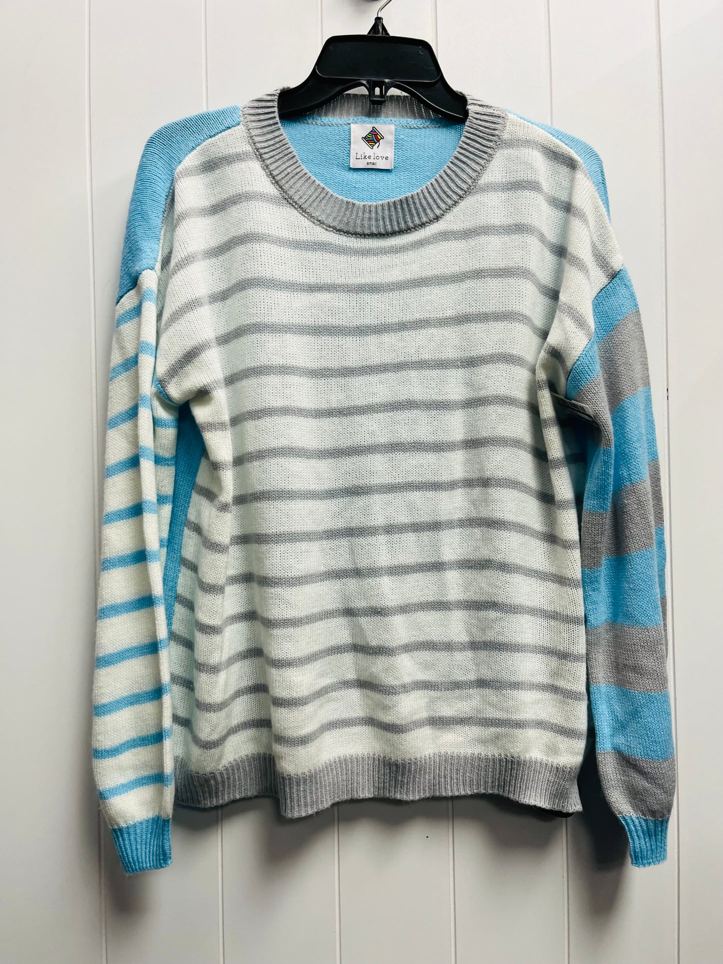 Sweater By like love In Blue & Grey, Size: S