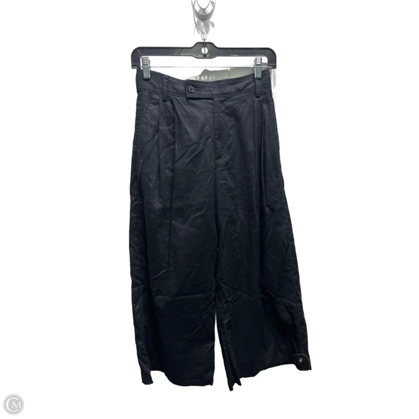 Pants Cropped By Banana Republic In Black, Size: 4
