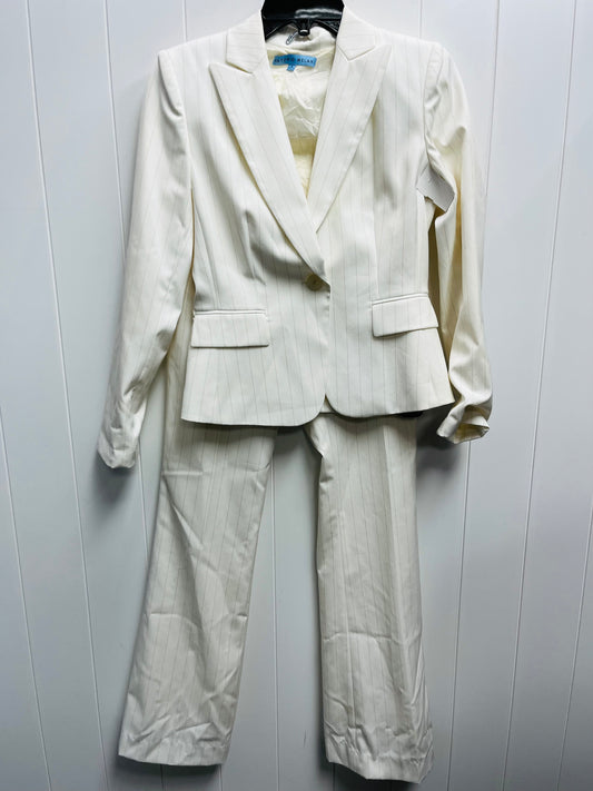 Pants Suit 2pc By Antonio Melani In Cream, Size: 2